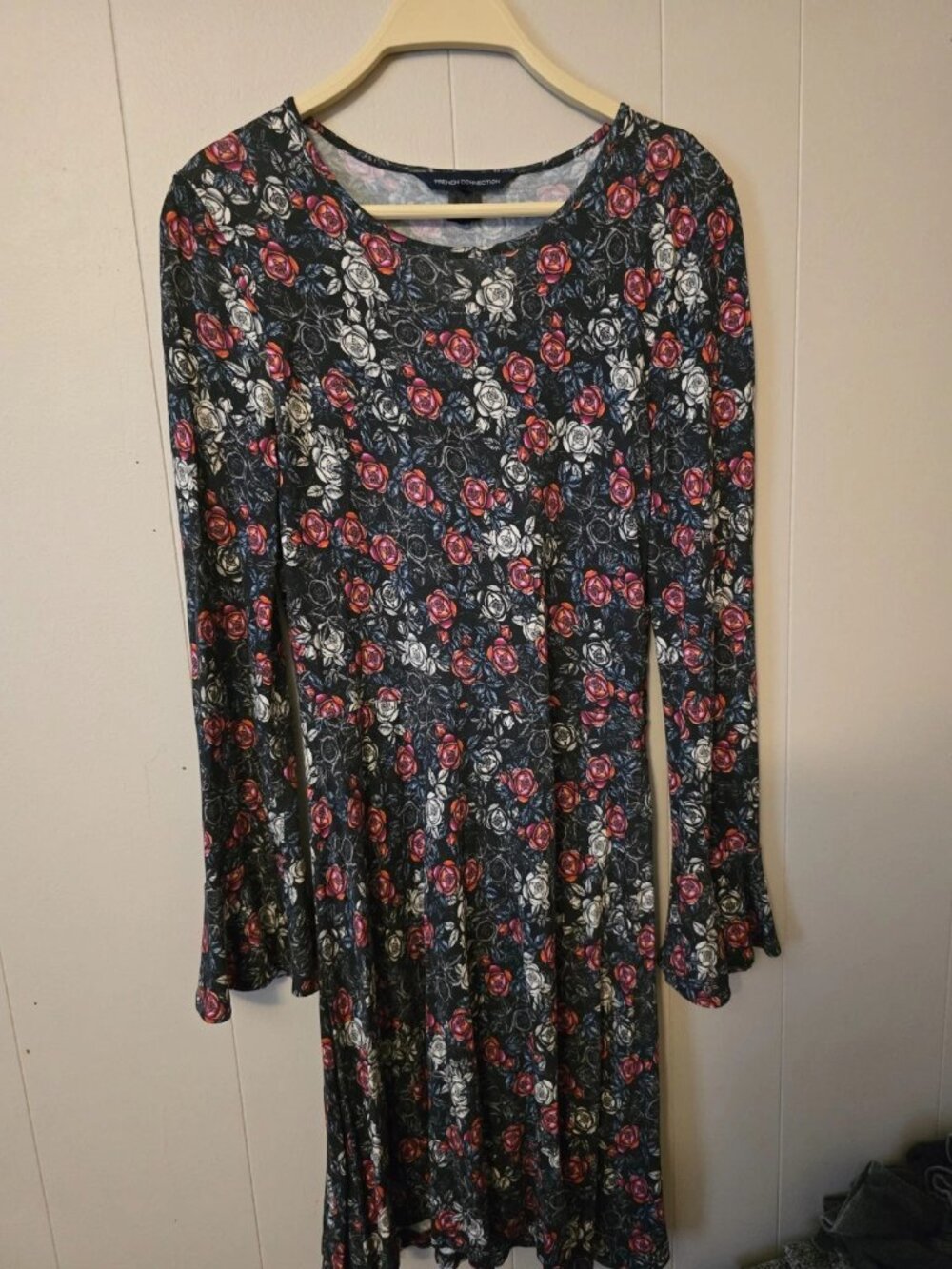 Womens Dress 6 Floral Dark Fairy Whimsygoth Cottagecore Dark Romantic Rose